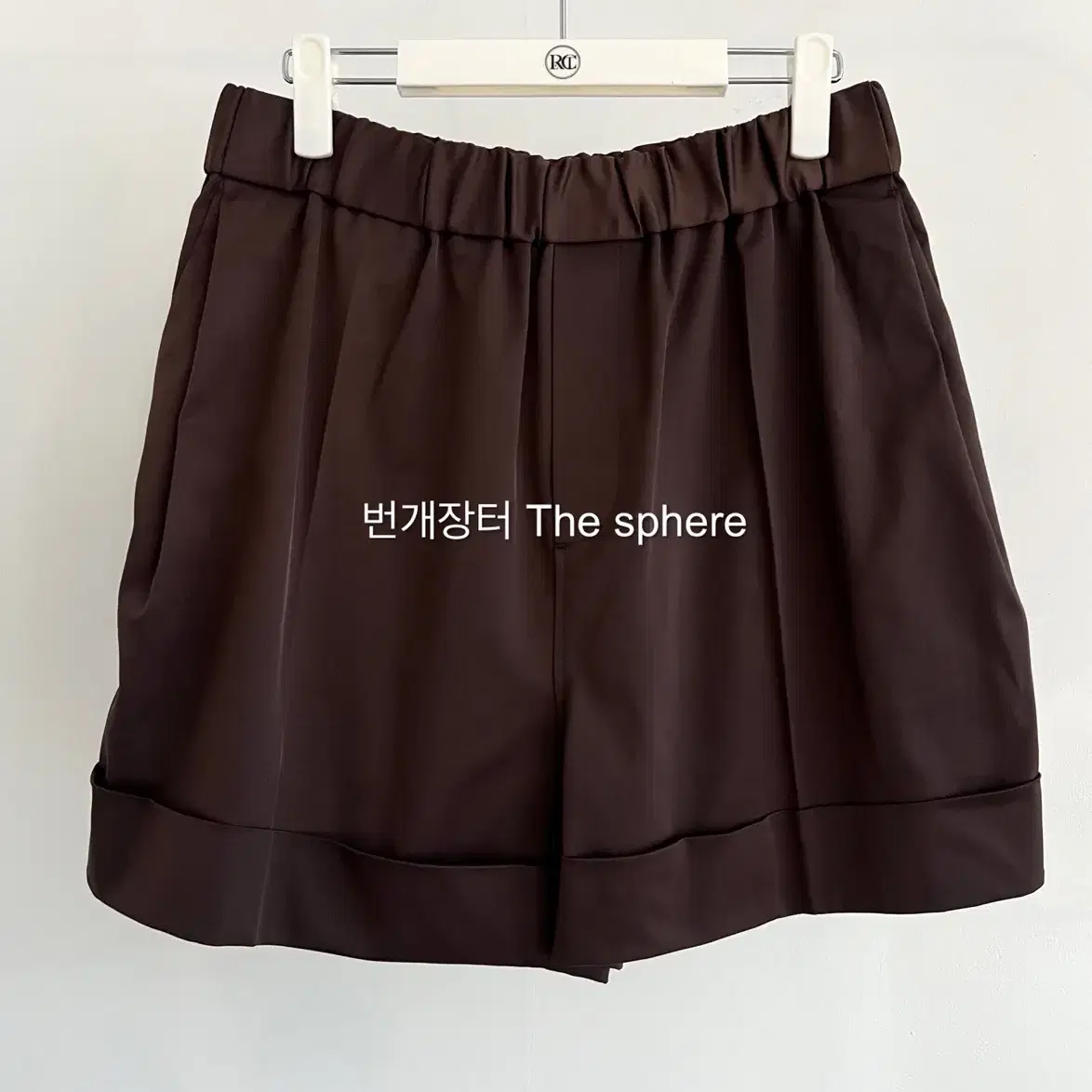 【25SS】RECTO WRAP LAYERS BANDING SHORTS RECTO | 렉토 Recto 25SS Roll-Up Banding Shorts Black #렉토