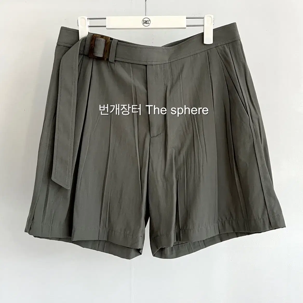 【25SS】RECTO WRAP LAYERS BANDING SHORTS RECTO | 렉토 Recto 25SS Roll-Up Banding Shorts Black #렉토