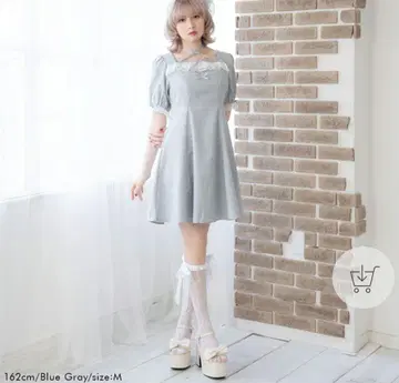 디어마이러브 로즈 반팔 원피스 양산