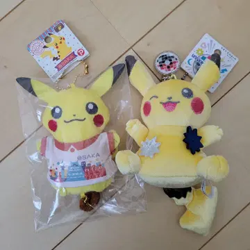포켓몬 피카츄 오사카 USJ 봉제 인형 키체인