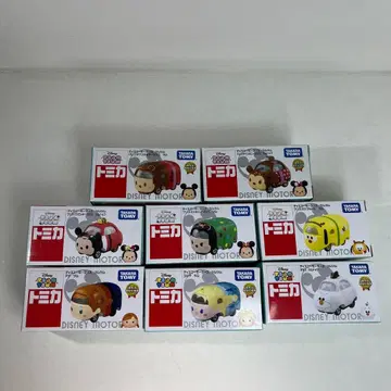 토미카 디즈니 모터스 쯔무쯔무 8대 세트