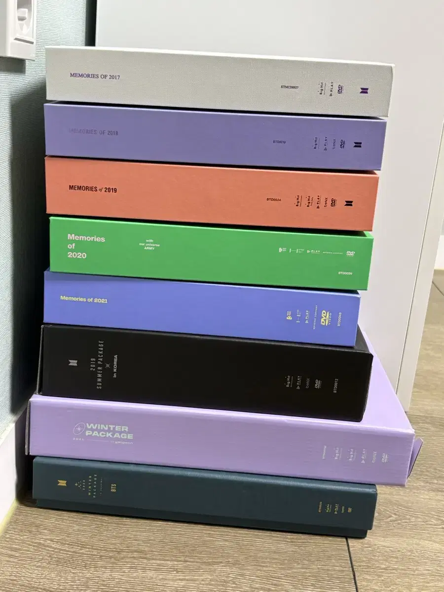 일괄)BTS 메모리즈 DVD+썸머 윈터 패키지