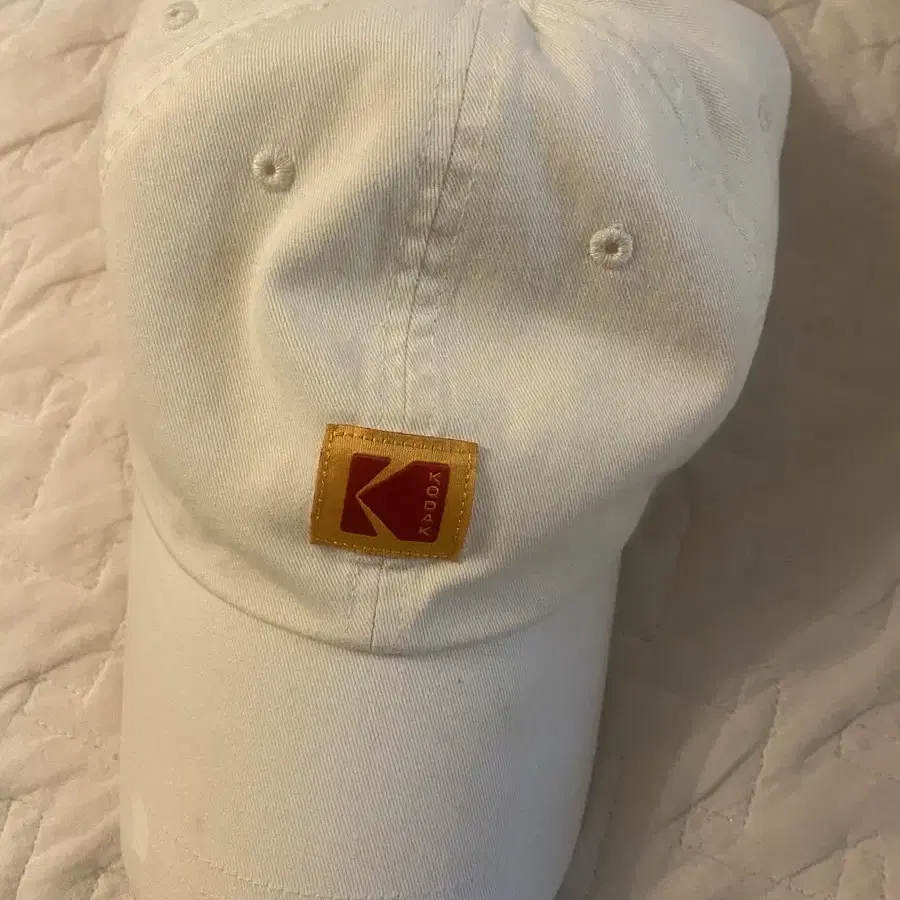 Kodak Hat Square Logo Relax Fit Ball Cap Yellow on Bunjang