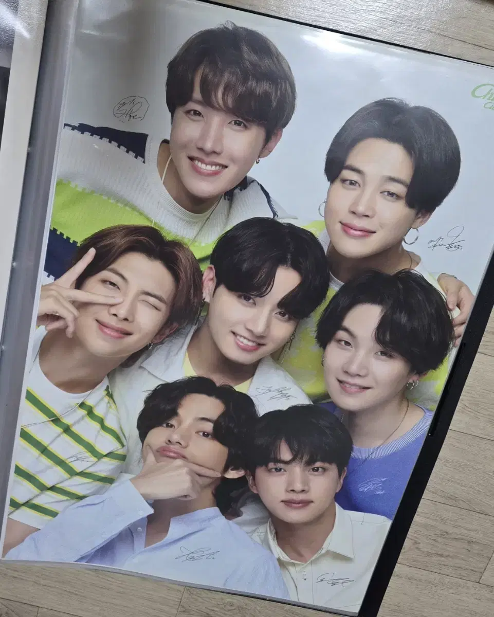 방탄소년단 bts 포스터 화보 칠성사이다 레모나 지관통