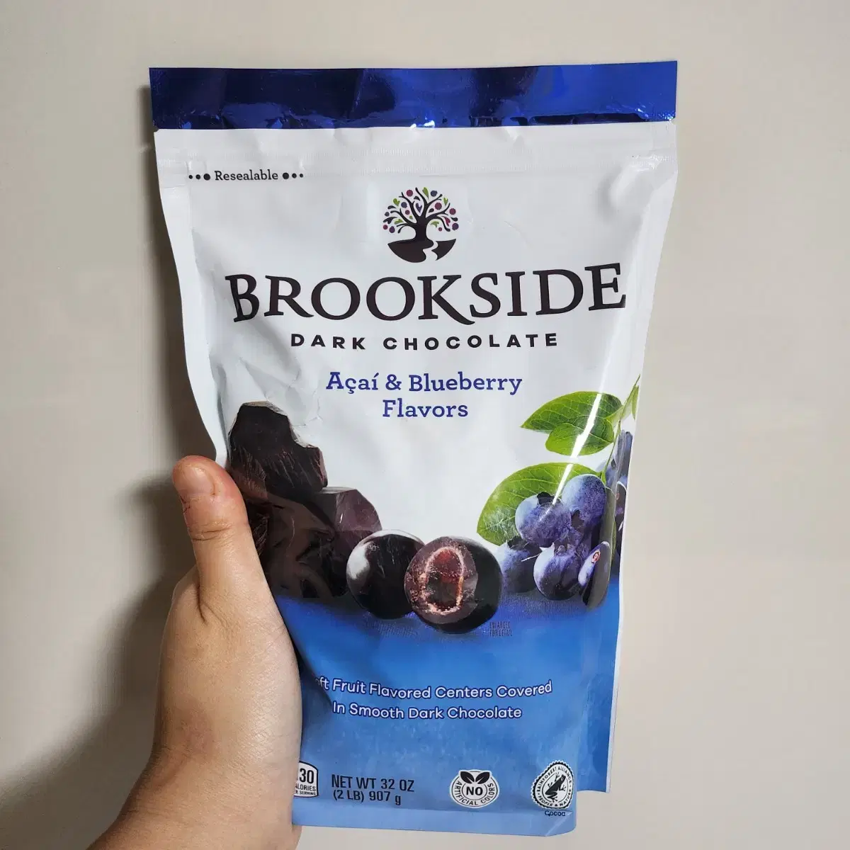 Brookside Asahi & Blueberry Flavored Chocolate