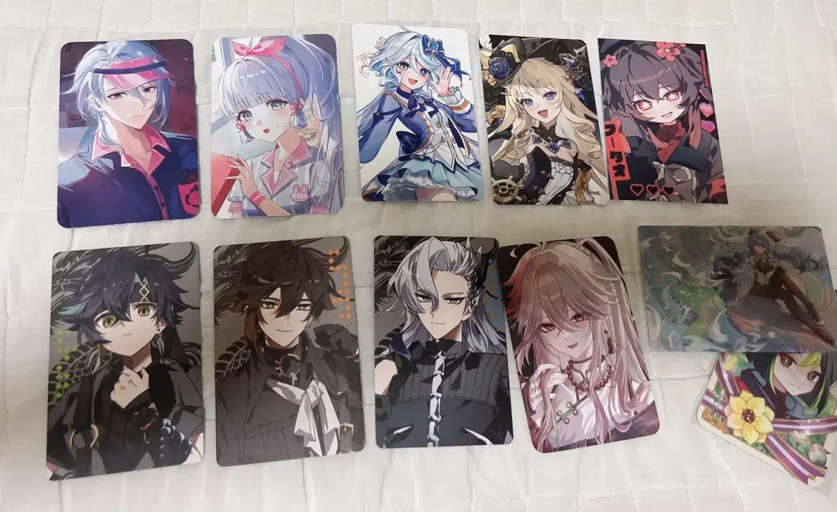 Genshin Impact photocard (Furina, Ganyu, Hutao, Alhaitham, Mona)