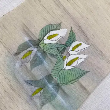 BY5897 미즈바쇼 나고야 오비 린넨 코몬 명주 이로무지 여름 아이템