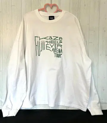 후지이 카제 HELP EVER ARENA TOUR 티셔츠 롱T(XL)