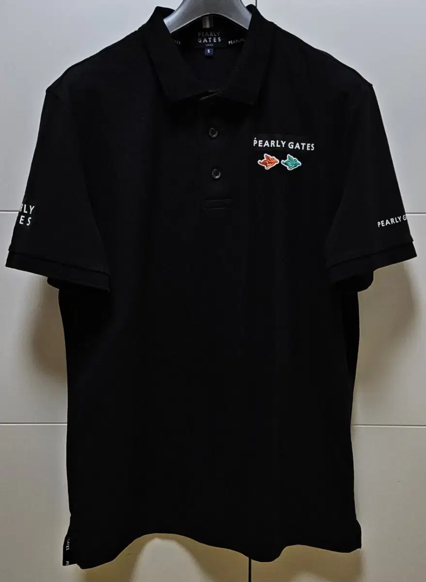 Pearly Gates Bunny Patch Collar Short Sleeve T-shirt