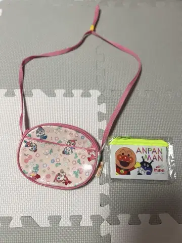 짤랑이 파우치와 호빵맨 코인 케이스 세트