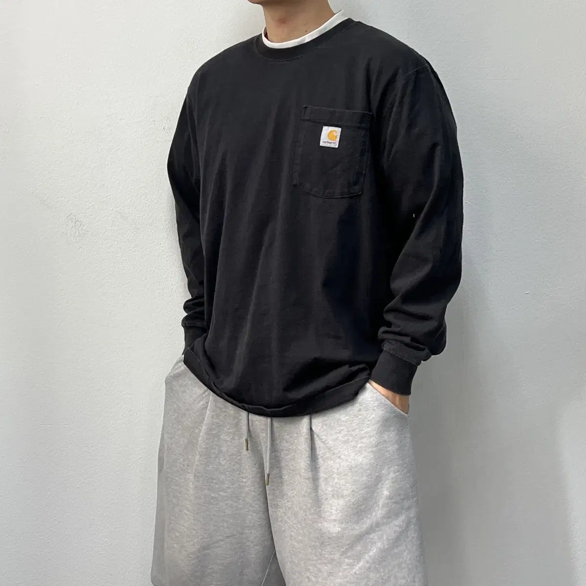 칼하트 오버핏 롱 슬리브