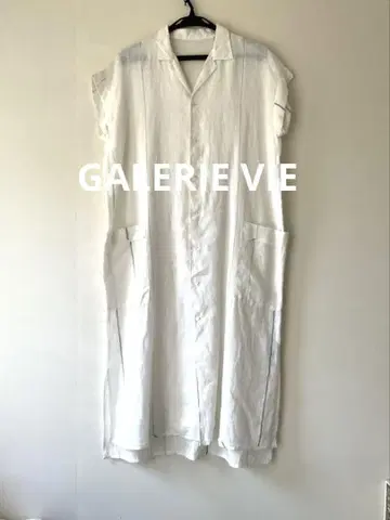 미사용 새상품 GALERIE VIE 린넨 셔츠 원피스