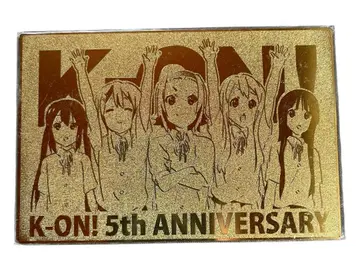 케이온! K-ON! 5th ANNIVERSARY 프리미엄 메탈 카드