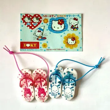 산리오 스트랩 씰 마이멜로디 포차코 키티 여름 샌들