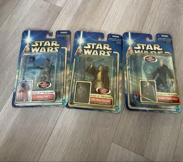 STAR WARS 피규어 아나킨 오비완 장고 3개 세트