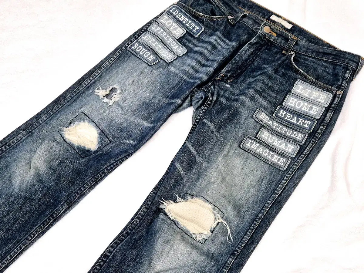 Numbernine Patch Denim Pants