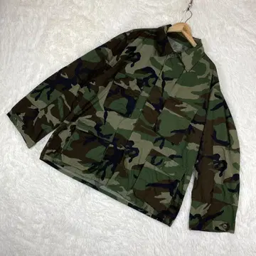 'US.ARMY' (XL) COMBAT 카모플라쥬 밀리터리 자켓