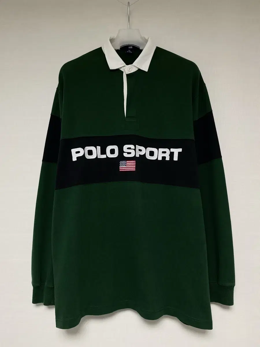 1995 POLO SPORT Spellout Collar Tee OG