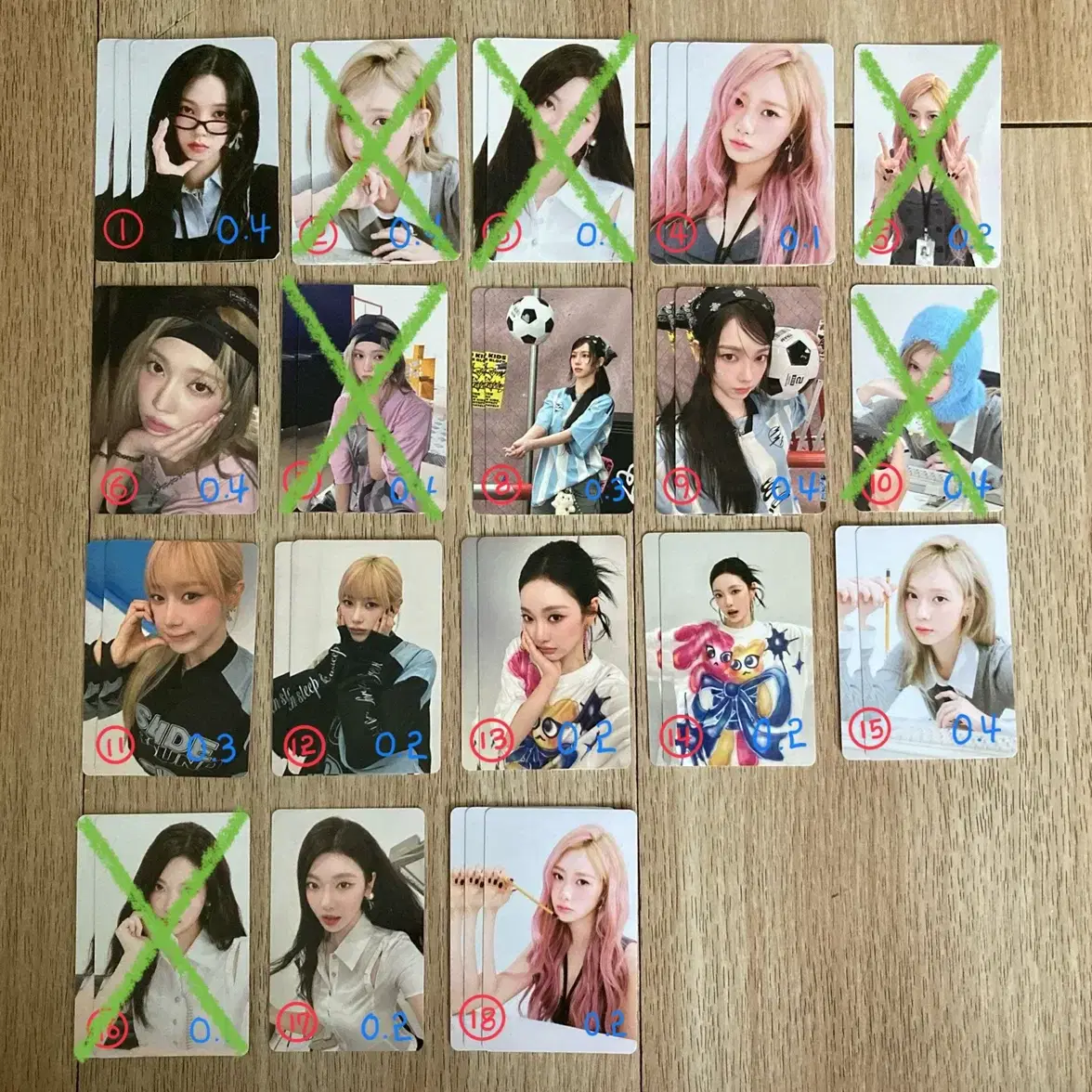 qwer Algorithm Blossom album Components Lenticular photocard