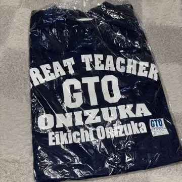GTO 오니즈카 히데키 티셔츠 M 네이비 반마치 타카시