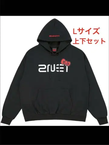2NE1 HELLO KITTY 후디 스웨트 팬츠 키티 세트