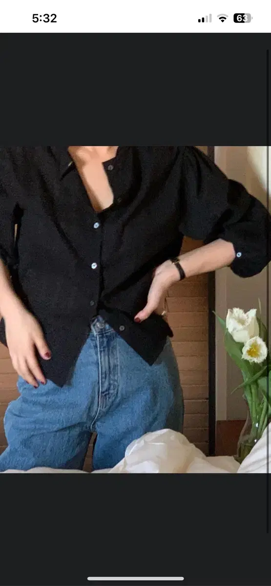Without Summer Marni Blouse Black Shirt