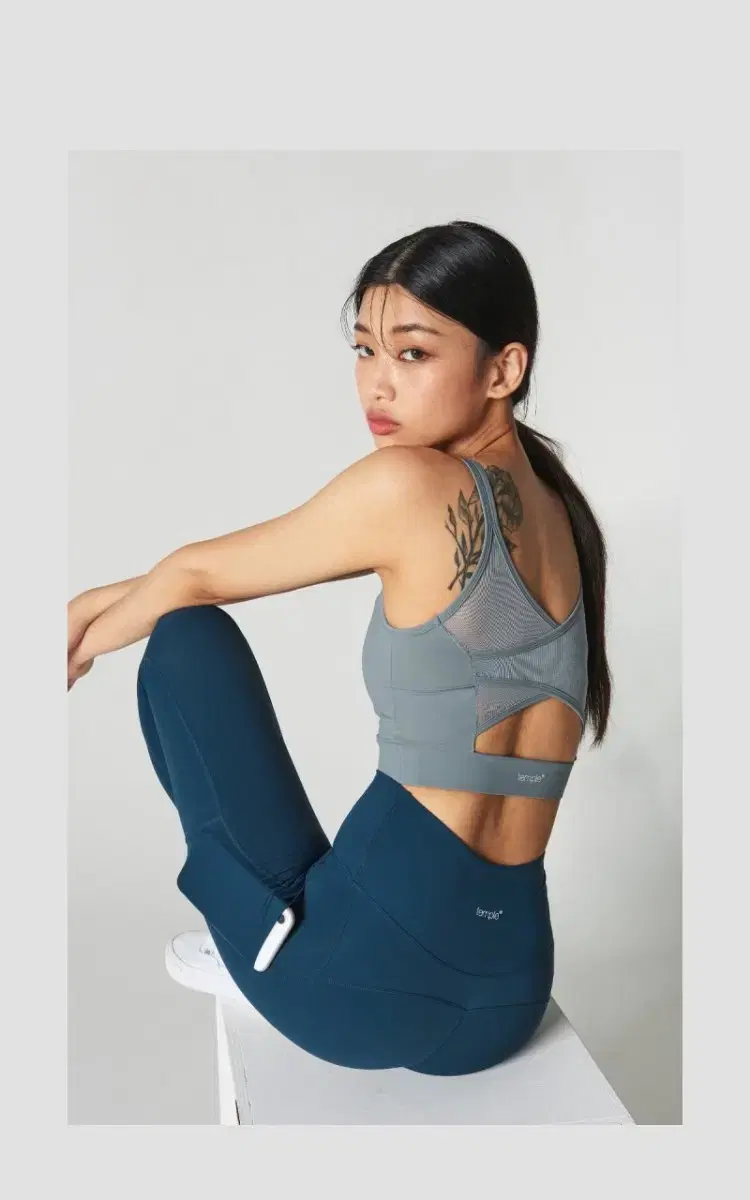 템플 브라탑 빅토리아 브라 머그워트 0사이즈 새제품 요가복 필테