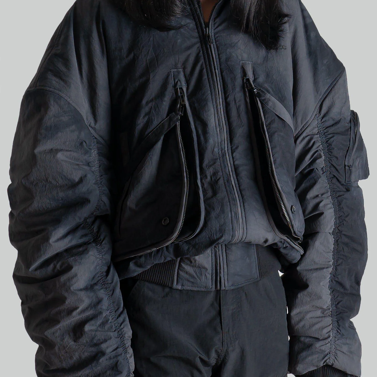 ジャケット・アウター 032c Turbulence padded bomber jacket 032C 'TURBULENCE'' DROP ZONE BOMBER JACKET – 082plus