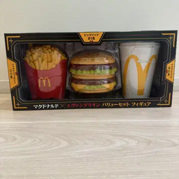 맥도날드 에반게리온 콜라보 오리지널 피규어 3종 세트