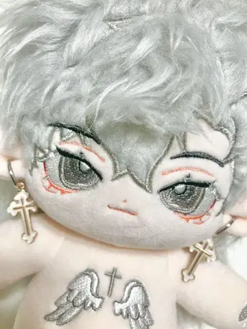 새상품 20cm 무속성 옷 갈아입기 봉제 인형 스켈레톤 없음 덤 포함