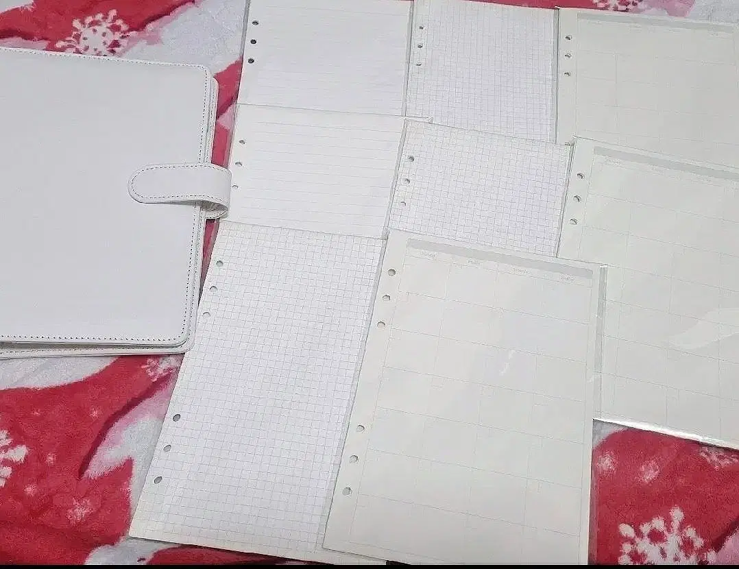 Macaron binder inner page 5-ring diary deco poca album