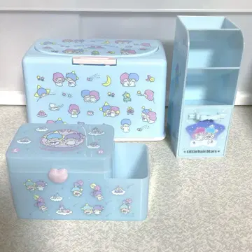 키키라라 리틀트윈스타 펜꽂이 소품함 마스크 보관함 산리오