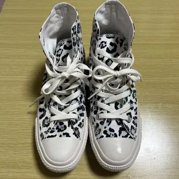 CONVERSE 올스타 모노 레오파드 화이트 24.5cm