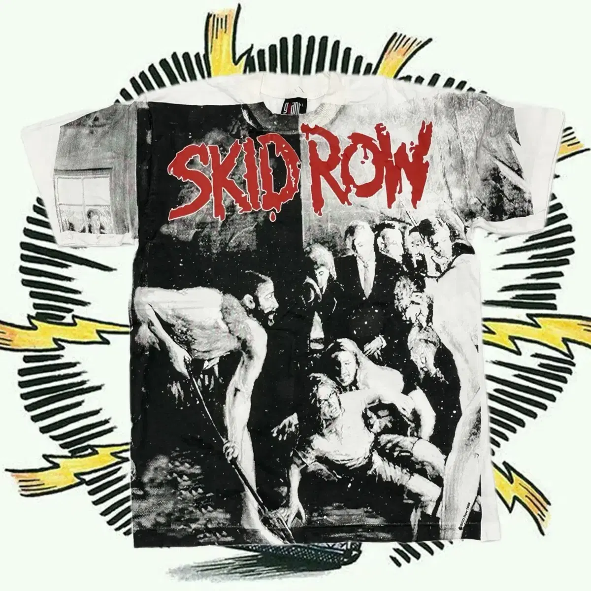 Vintage Rock Tee Band Tee Skid Row