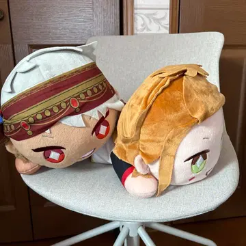 트위스트 메가 점보 누워있는 봉제 인형 카림 케이트 2종 세트