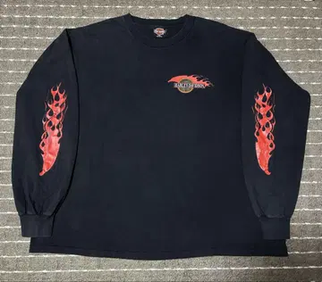2XL 90s 할리 데이비슨 프레임 롱 T 이글