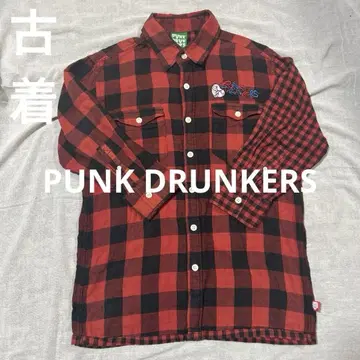 PUNK DRUNKERS 펑크 드렁커스 7분 소매 셔츠 펑크 드렁커스