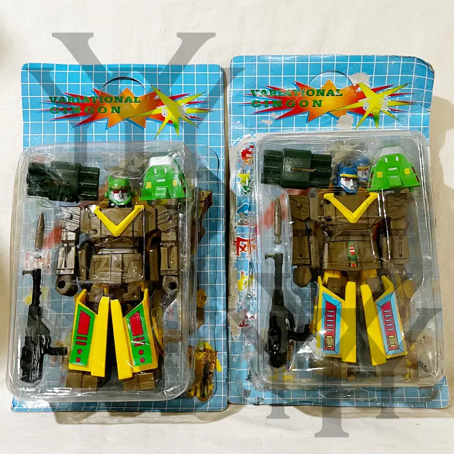[Vintage Toy] Korean Release Unreleased Super Taekwon V Plate Taekwon V Plastic Old Toy