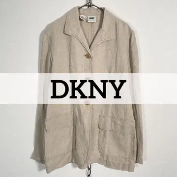 홍콩 제 90년대 빈티지 DKNY 린넨 테일러드 셔츠 자켓 린넨