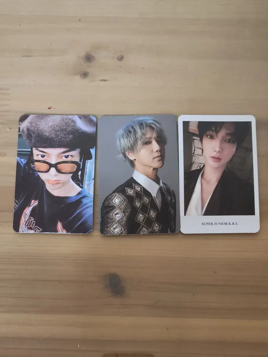 슈퍼주니어 예성 포카 3장 일괄 0.3