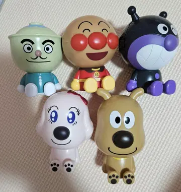 큰 호빵맨 마스코트 5개 세트