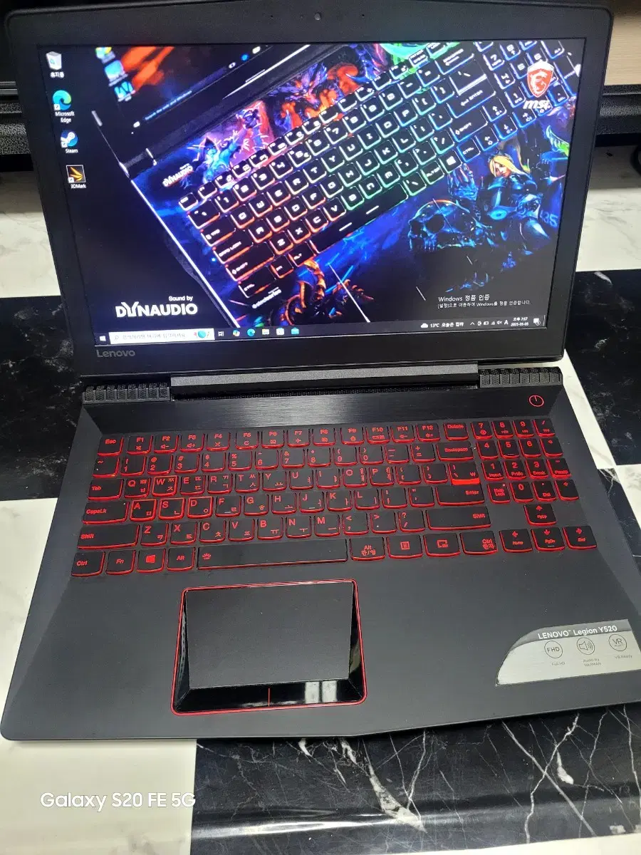 GTX 1060 레노버 리전 게이밍 노트북 팝니다.