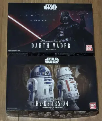 반다이 1/12 스타 워즈 다스 베이더 & R2-D2&R5-D4