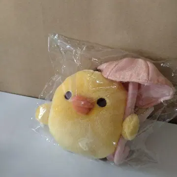 리락쿠마 키이로이토리 매달린 봉제 인형 (비 후 맑은 리락쿠마)