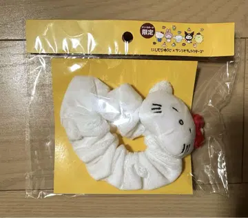 미사용 새상품 니시무라 유우지 산리오 돈키 콜라보 스크런치 키티