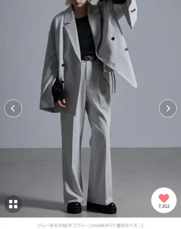 loose 루즈 드레이프 오버 디자인 더블 자켓 M 사이즈
