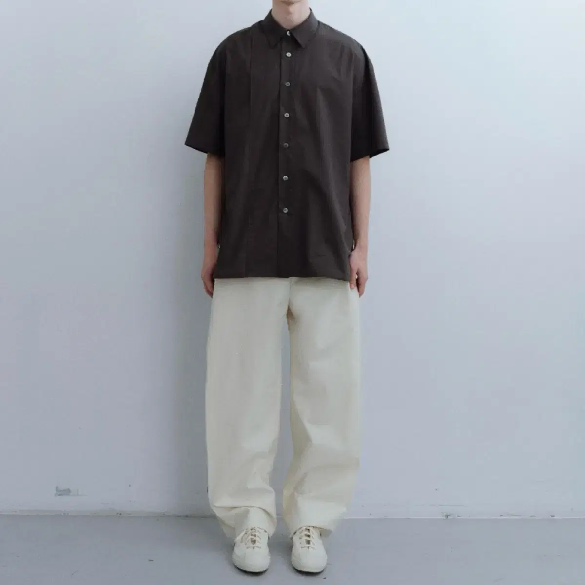아우브아워 24ss 히든포켓 반팔 셔츠 (XL)