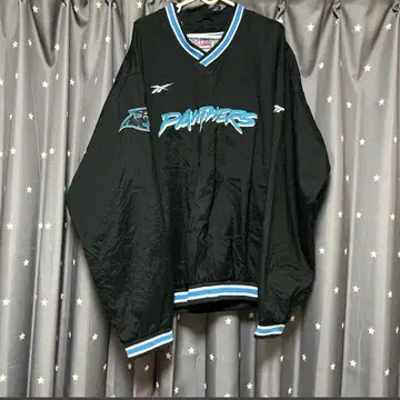 Panthers NFL 리복 나일론 풀오버 팬서 구제 의류