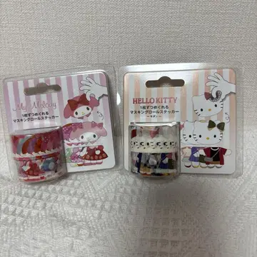 산리오 마이멜로디 키티 마스킹 롤 스티커