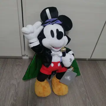 디즈니 스토어] 택 포함 미키 마우스 턱시도 봉제 인형 약 30cm